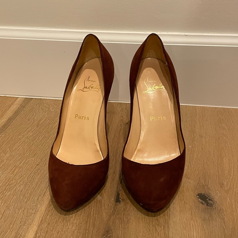 Christian Louboutin Suede Pumps